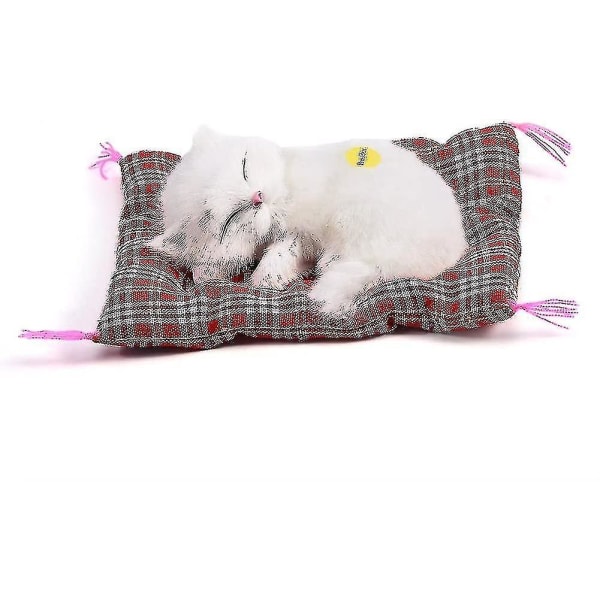 Simulering Sovende kattungeleker med myk matte plysjleker Gift803