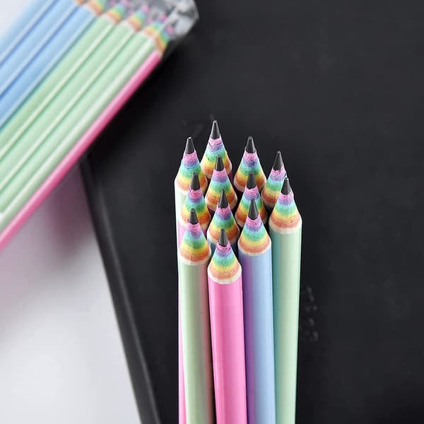 Ritstiftar för teckning och skrivning, för skola och kontor - Hårdhet HB - 12-pack