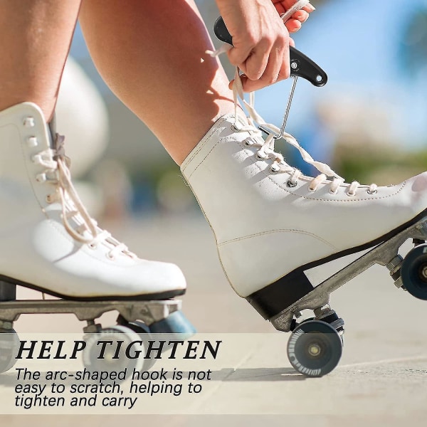 4 stk sammenleggbar sko blondertrekker, bærbart blondestrammerverktøy, skøyte blondestrammer for ishockeyskøyter