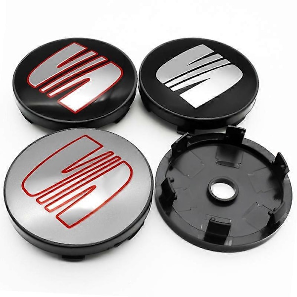 4 kpl 56 mm auton pyörän keskihubin kansi vanteen peite embleemin tarrat tarvikkeet Seat Ibiza 6j 6l Fr Ateca Altea Xl Leon 2 Leonille