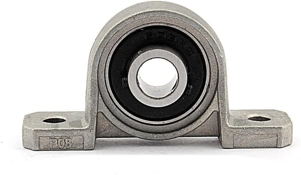 Roulements Bloc - putelager, flensboring selvbærende montert selvjusterende, senter 2 stk (Størrelse: 12mm)