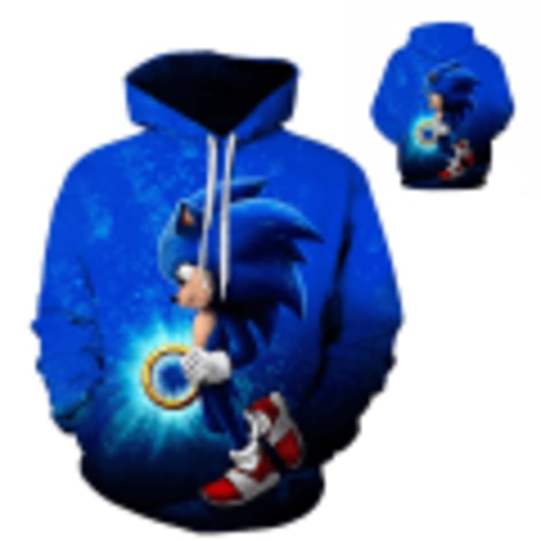 Sonic the Hedgehog hettegenser barn pullover 150cm