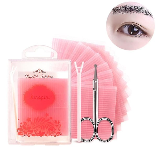 572pcs Makeup Eyelid Double Sided Tape Big Eye Decoration Invisible Double Fold Eyelid Shadow Sticker