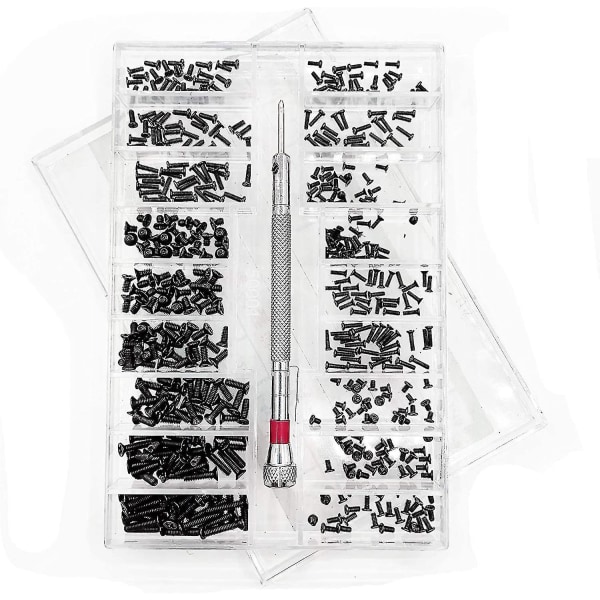 500pcs Micro Tiny Repair Screw Kit,with Screwdriver