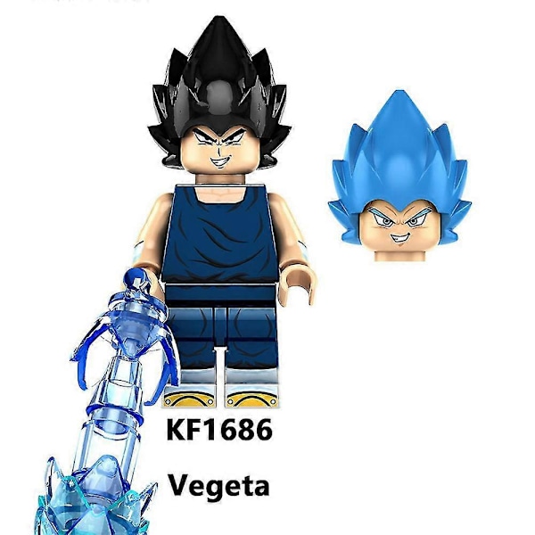 8 st Dragon Ball Figurer Byggklossar Set, Minifigurer Karaktärer Montering Leksaker Barnpresenter Heminredning
