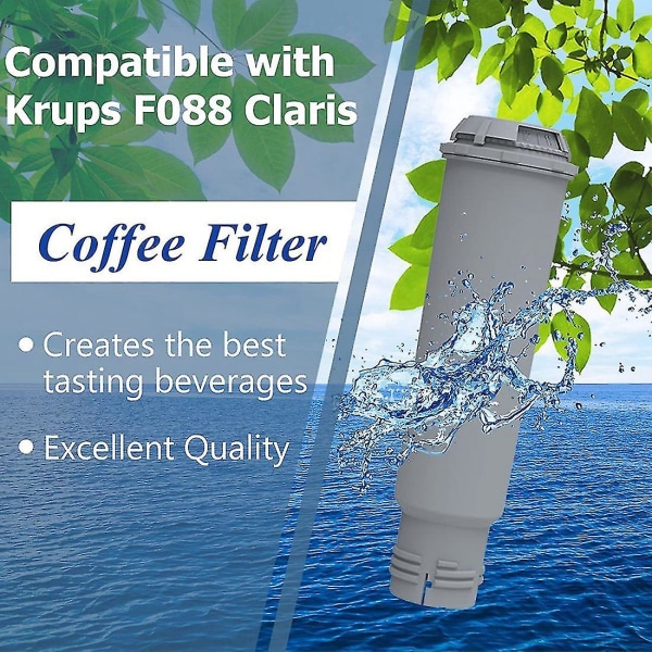 4 st Espressomaskin Vattenfilter För F088 Aqua Filter System, för
