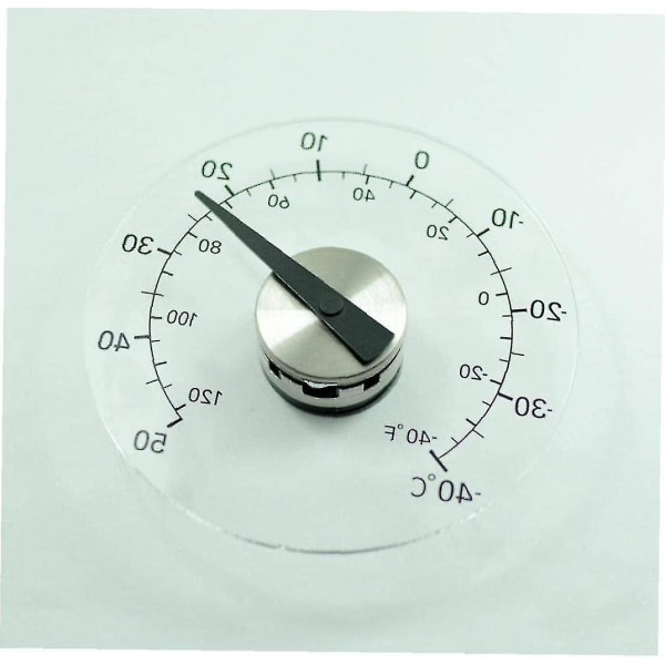 Utendørs termometer Selvklebende dører og vinduer Vanntett termometer Gjennomsiktig