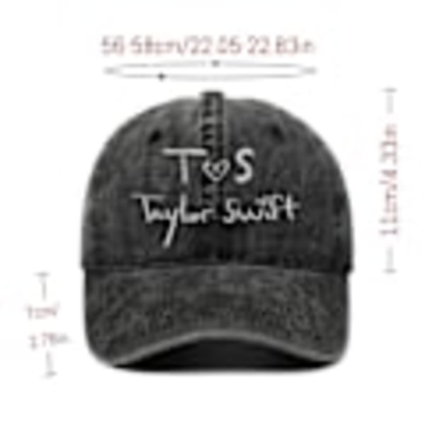 Taylor 1989 broderet vasket kasket europæisk og amerikansk Taylor Swift hip-hop kasket slidt vasket baseballkasket pink