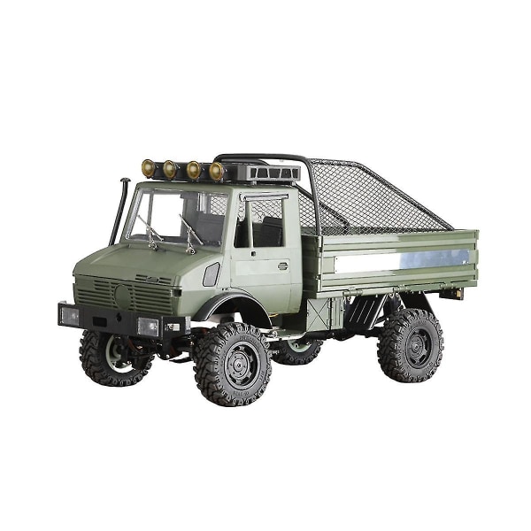 -p06 Metall Bagagehållare Takräcke med LED-ljus Kompatibel Ldrc -p06 P06 Unimog 1/12 Rc Truck Car Upgr