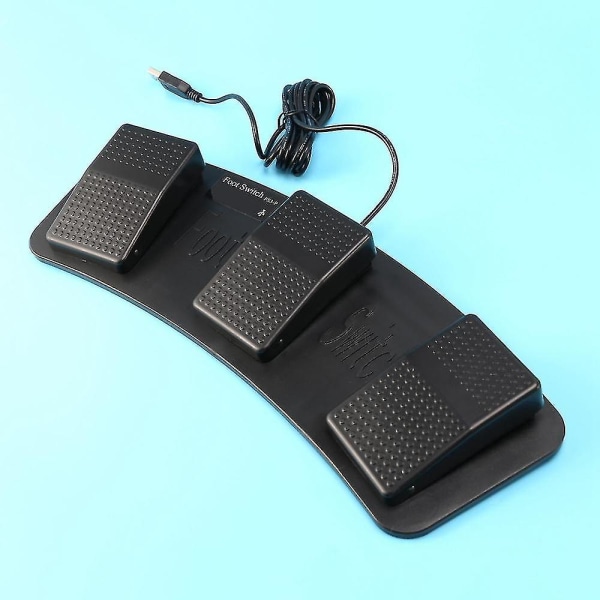 Fs3-p Usb Triple Foot Switch Pedal Control Tastatur Mus Pc Spill Plast