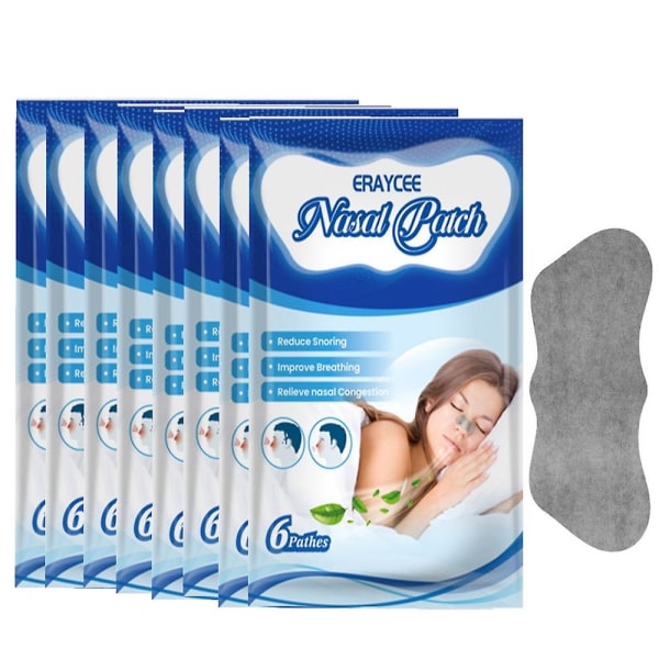 48x Sleep Strips, Anti Snorke Strips | Lett ventilasjonsneselapp Bedre nesepust