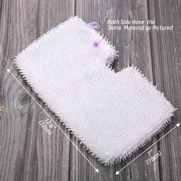 Udskiftelige vaskbare mikrofiber moppepuder til Shark Steam Pocket mopper, kompatible med flere modeller