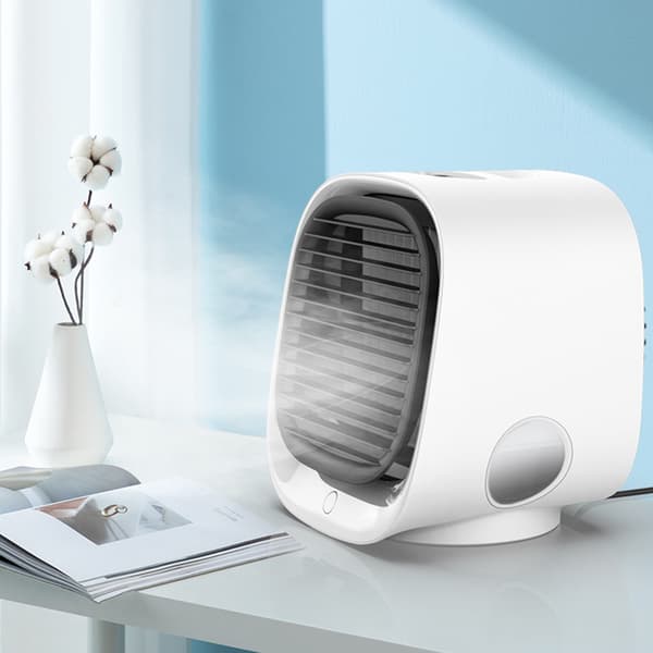 Modern Mini Luftkjøler USB / Vifte Luftfukter - Hvit