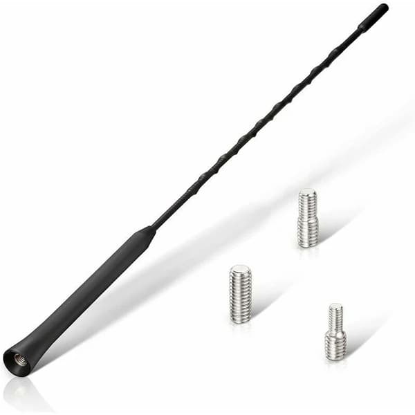 Bil FM Dab Antenne Bilradioantenne Tag Bilantenne 40cm Universal Udskiftning Autoantenne med Kraftig FM/Dab Modtagelsesfunktion Sort -,