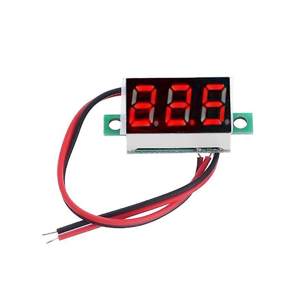 0.36" Digital Voltmeter for DC 4.5-30V 2 Wires Red LED Display Panel Voltage Met