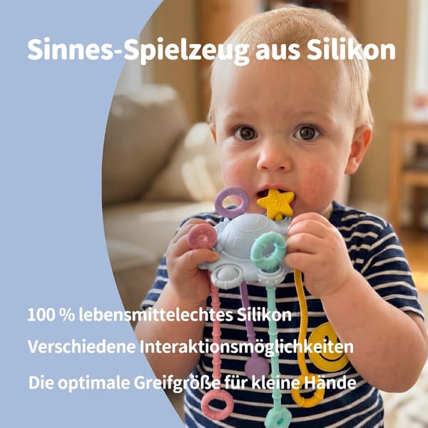 Montessori Silikone Træklegetøj – Udvikling af Sansefærdigheder