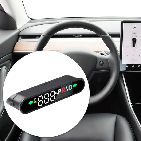 Head-Up Display til Tesla Model 3 Model Y Bil Digital Køreposition Computer Display Speedometer Døråbningspåmindelse 23-24 model Y