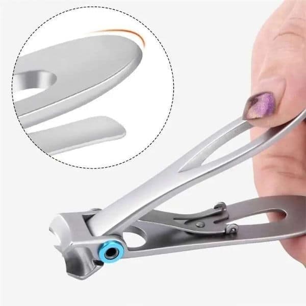 Nagelklippare för tjocka naglar, undvik komplicerade klipp - Nagelsax Silver