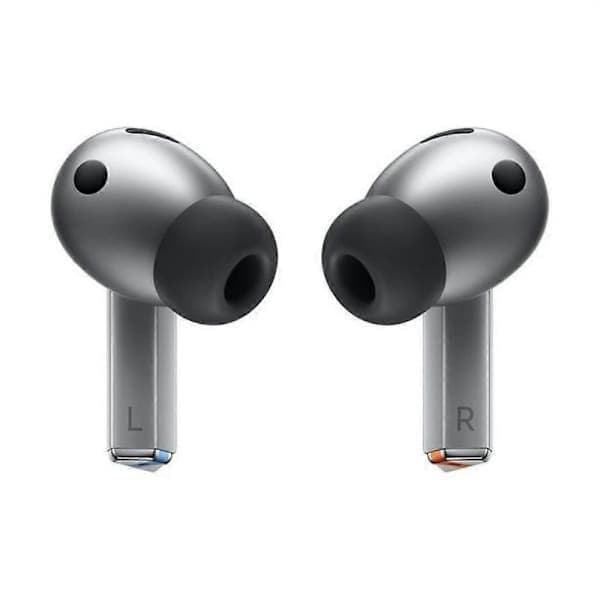 Samsung Galaxy Buds 3 Pro AI True Wireless Bluetooth-hörlurar, brusreducering, ljudoptimering, omdesignad komfortpassform, silver