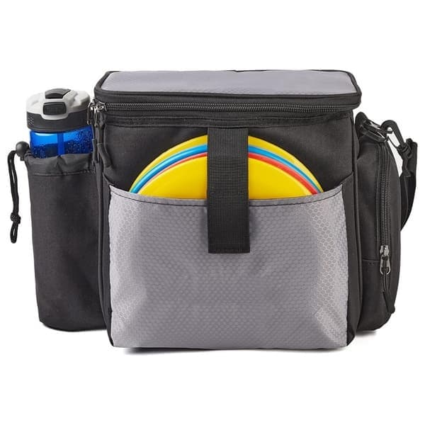 Disc Golf Bag for 13+ Discs, Water Bottle Holder