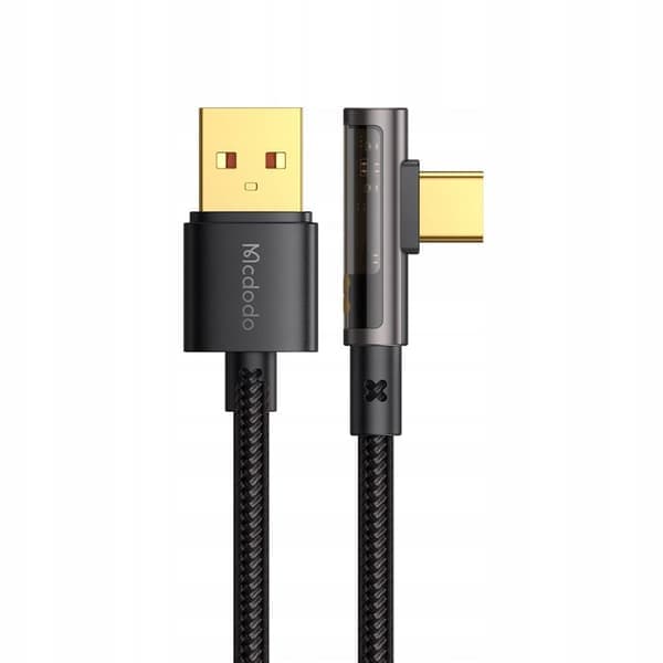 MCDODO VINKLAD USB-C-KABEL SNABBLADDNING FÖR SAMSUNG USB TYP C 6A 100W 2M