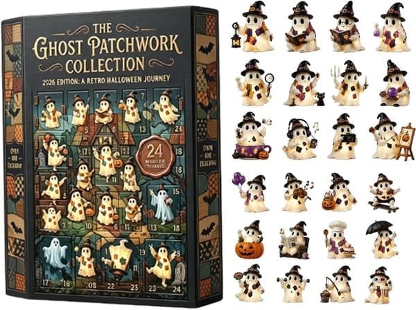 5-pack Halloween godispåsar, små spökväskor, spököverraskningspåsar 5 st