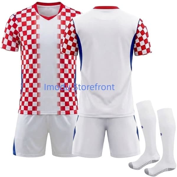 2026 VM Kroatien Hemmefotbollströja Set Nr. 10 Modrić 24 Home 24