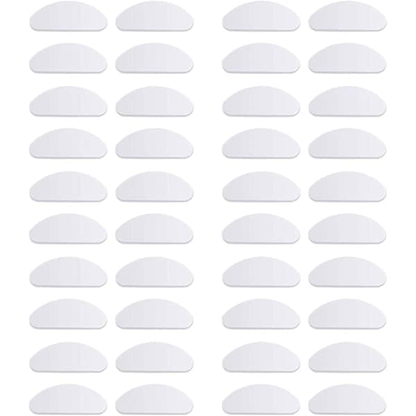 20 par glasögon näskuddar halkfria kuddar (1,5 mm)