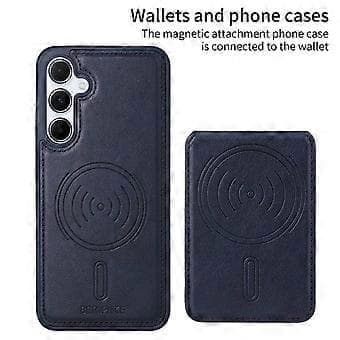 Kompatibel med Galaxy A55 5G Mobilcover Sort Blue
