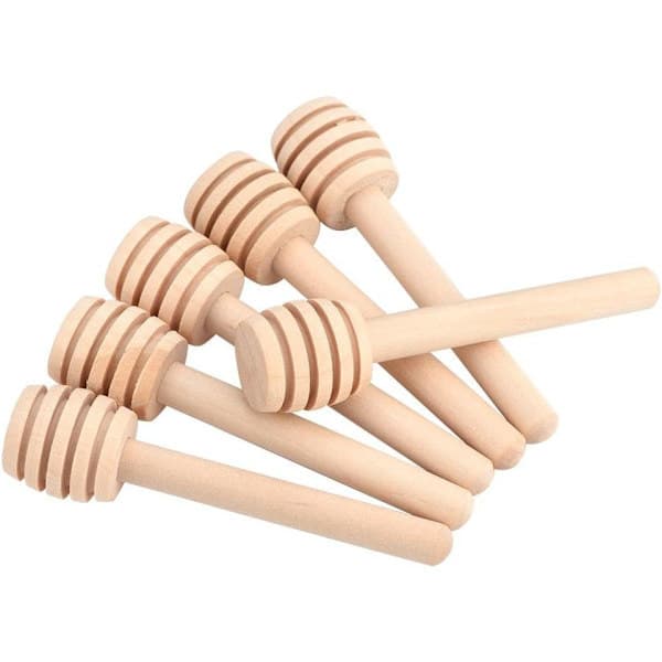 50 stk. mini trepinner for syltetøy og honning (8 cm)