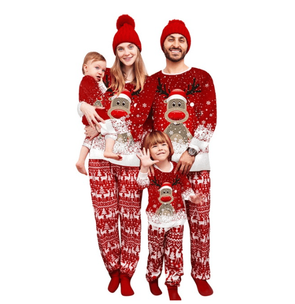 Perheen joulu-pyjama-asu ISÄ S DAD S