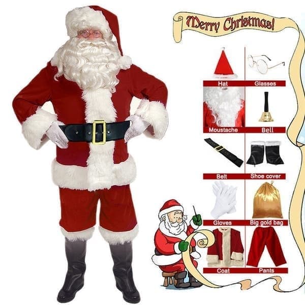 Tomtekläder komplett set med julklappar julklappar M M