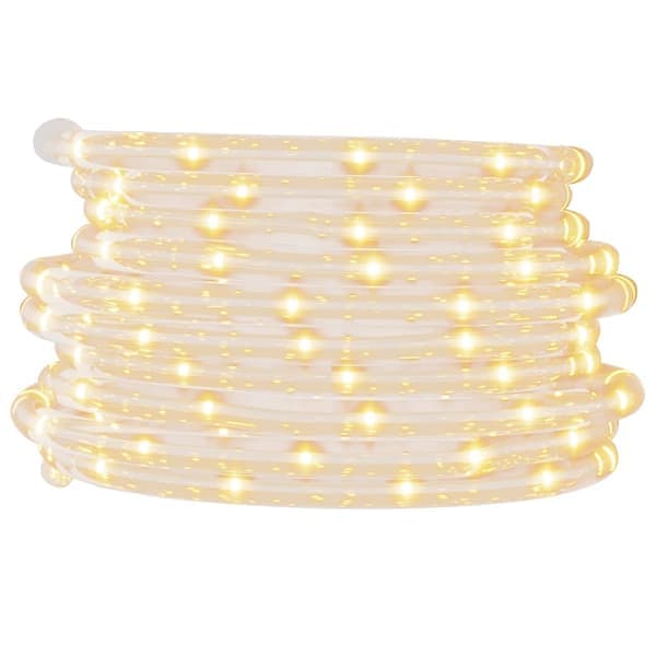 Ljusslang med 400 LED varmvit 20 m PVC Varmvit 2000
