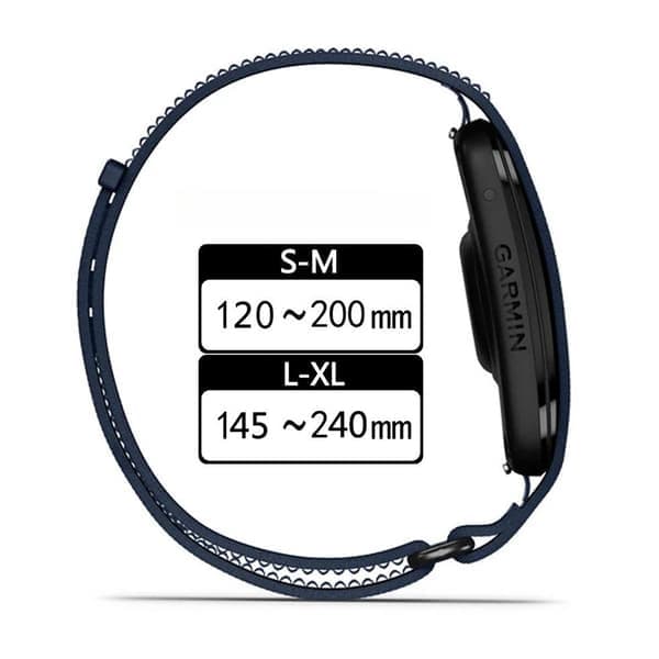 Garmin Cirqa L-xl Utan Smart Band -ranneke, harmaa Gray