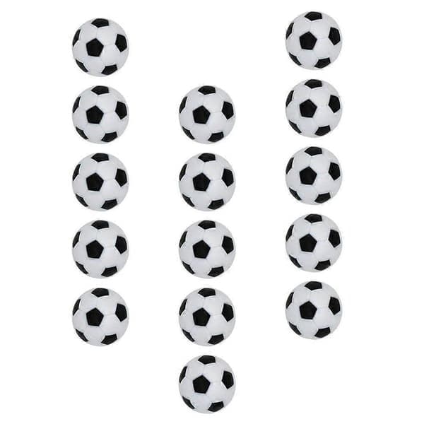 15 stk. bordfodboldbolde bordfodboldbolde fodboldudskiftningsbolde fodboldtilbehør