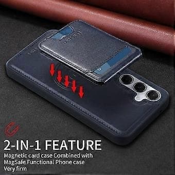 Kompatibel med Galaxy A55 5G Mobilcover Sort Blue