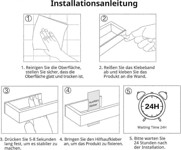 Håndklædeholderring - Elegant Cirkeldesign Spejl Krom Rustfrit Stål Selvklæbende Til Badeværelse Soveværelse Skabe, Nem Installation Ingen Boring