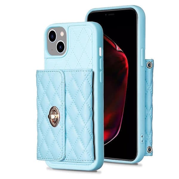 Nahkainen lompakkokotelo iPhone 15:lle
