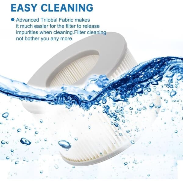 2-pak filterpatroner til MSPA oppustelige spabade. Til alle nuværende spabade. Spa-patroner FD2089[J]