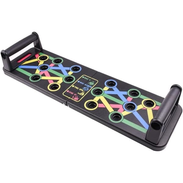 Solid Push Up Board Vikbar Hemmaträningsutrustning Multifunktionellt Push Up Rack System Träningsgolv Bröstmuskelträning Professionell Utrustning