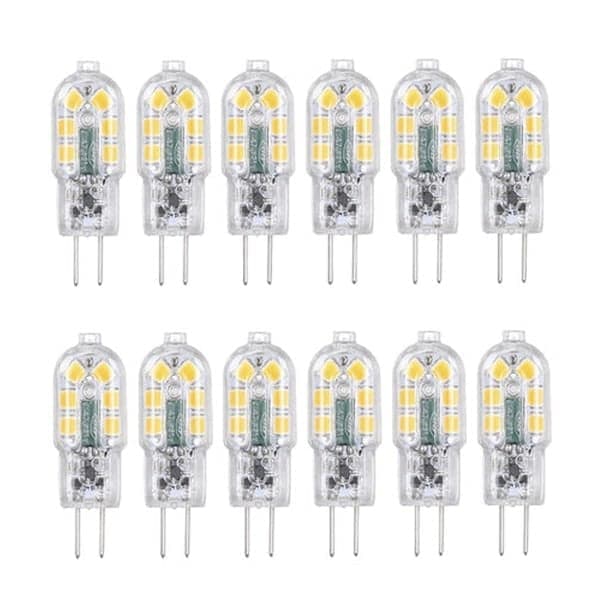 Tomshine G4 LED-lampor 12-pack varmvitt