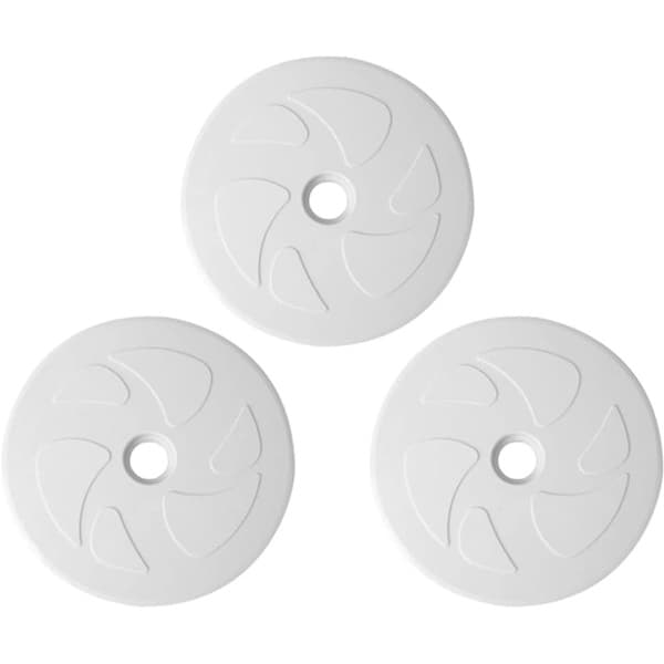 Passer til 3-pak C6 store poolrenser-erstatningshjul til Polaris 180, 280 Tanktrax, VAC-Sweep 280