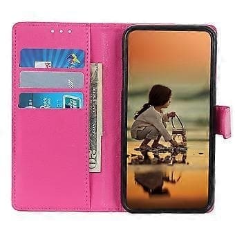 Plånboksfodral för Motorola Edge 60 Fusion 5G PU-läder telefonfodral Litchi-textur Blå Rose