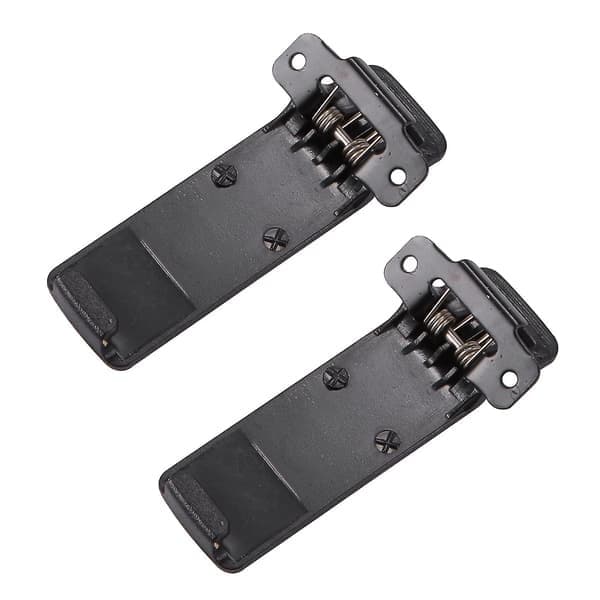 2 stk. walkie talkie reservedele bagclips til radio Uv5r