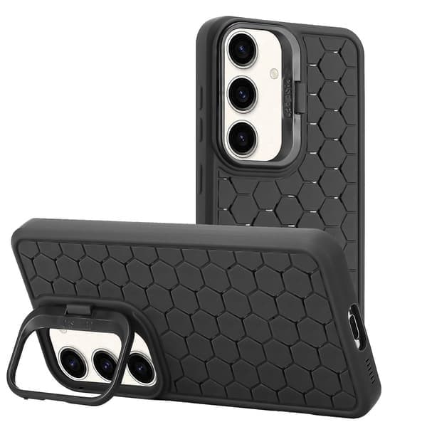 Honeycomb-deksel med linseholder i TPU for Samsung Galaxy S24 5G