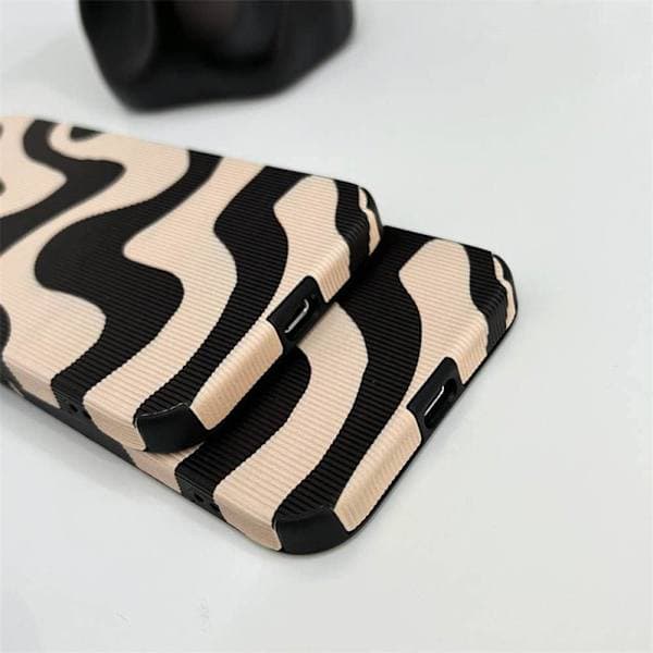 Kompatibel med iPhone 15 Telefon Cover Mode Simpel Sød Zebra St