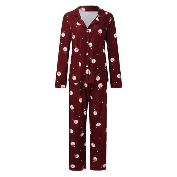 Matchende julepyjamas til familien, baby-julepyjamas, mor M Mom M