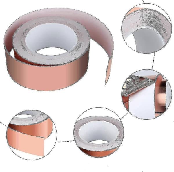 Koppartejp 30m X 50mm, Vegena Kopparfolie tejp Emi Kopparfolie tejp