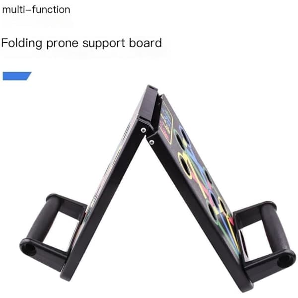 Solid Push Up Board Vikbar Hemmaträningsutrustning Multifunktionellt Push Up Rack System Träningsgolv Bröstmuskelträning Professionell Utrustning
