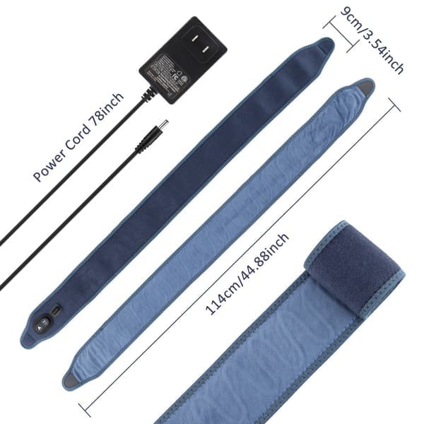 Uppvärmd bandage, multifunktionell värmebehandlingsbandage för armbåge och handled Blå